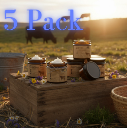 Whipped Beef Tallow Honey Balm Deeply Moisturizer Brightening Fast Absorption Grass Fed Grass Finished Face Cream Body Lotion